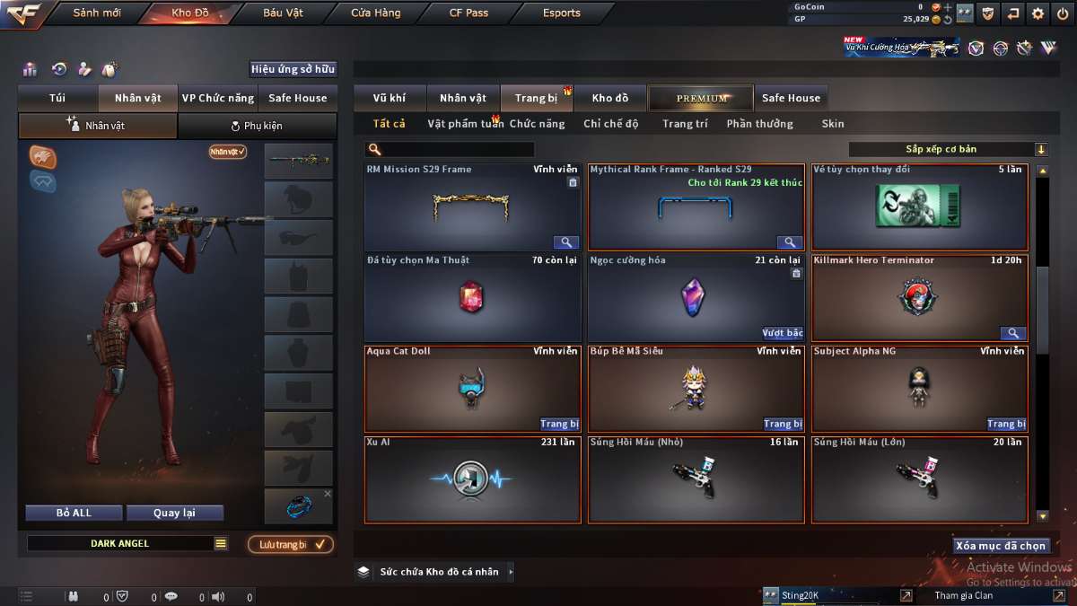 shop acc cf uy tin gia re